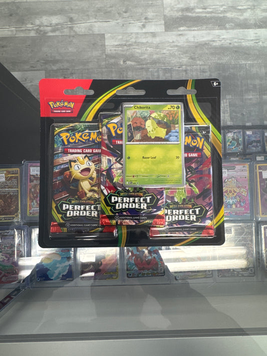 Perfect Order 3 Pack Blister [Chikorita]