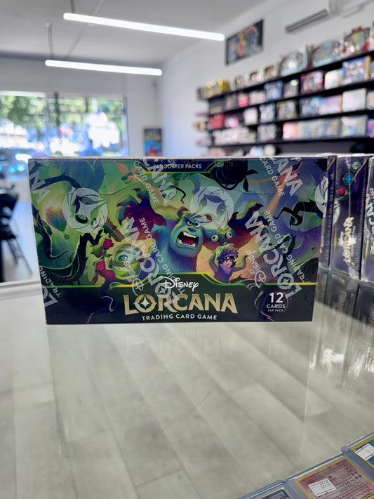 lorcana booster box retail Disney TCG Reign of Jafar Booster English TCG Corner Deux par client / Two per customer 100% Organic Panic Disney Lorcana 401PokeSupply